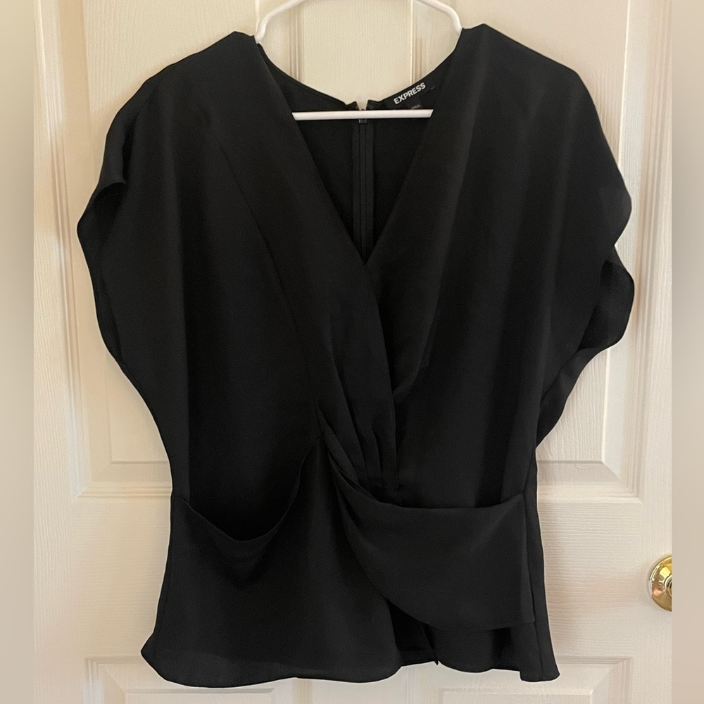 Express Black Blouse
